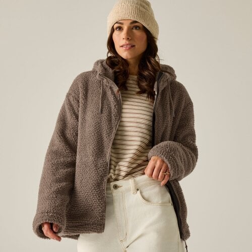 Regatta Womens Evelina Full Zip Fleece Jacket - Mocha