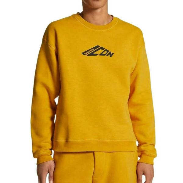 DSquared2 Unisex Adult New Generation Icon Relaxed Fit Sweatshirt - Sunflower
