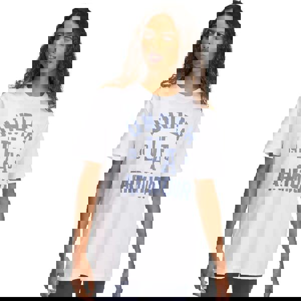 Under Armour Womens Collegiate Heavyweight Oversized T-Shirt - White