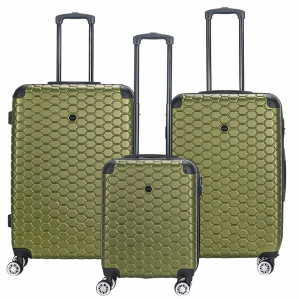 Eagle Luggage Hard Shell ABS 8 Wheel Luggage Travel Cabin Holiday Bags Suitcase Set