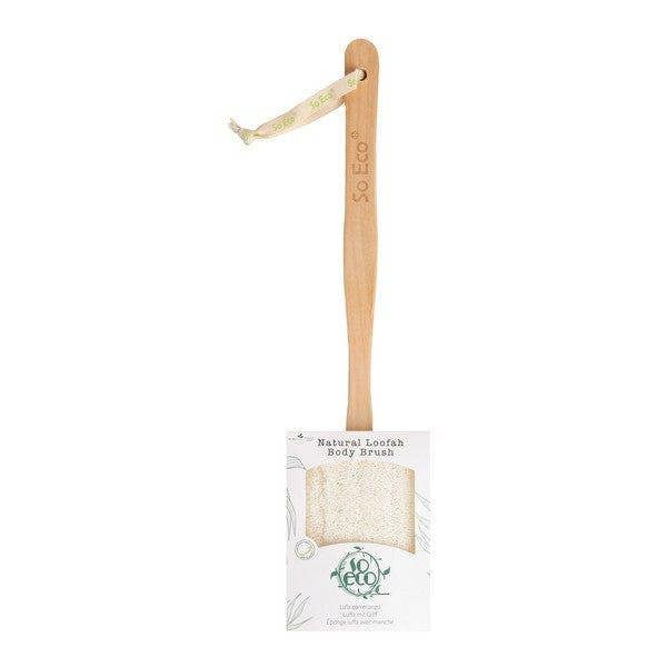 So Eco Flat Loofah with Wooden Handle