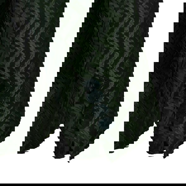 David WeJ Alfredo Retro Pattern Velvet Peak Lapel Tuxedo - Green