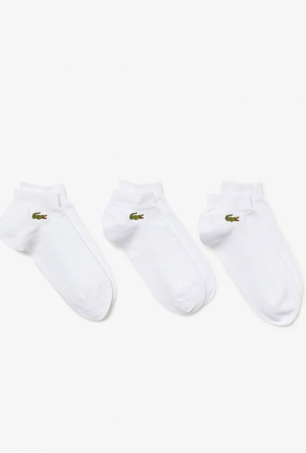 Lacoste Men's Pack of 3 Pairs of Low Sport Trainer Socks