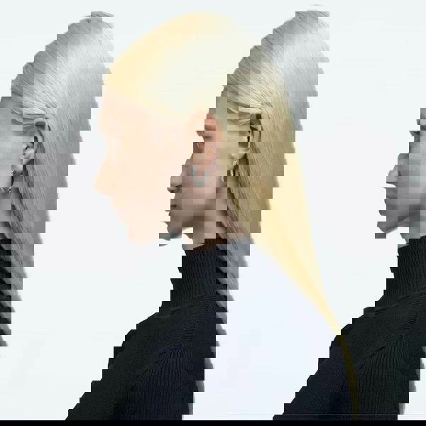 Swarovski Dextera Crystal Octagon Small Hoop Earrings 5618307