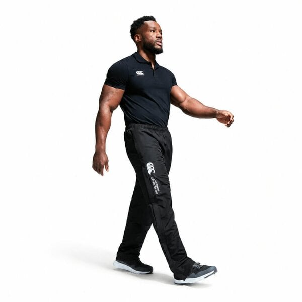 Canterbury Mens Open Hem Stadium Pant Tracksuit Bottoms Black