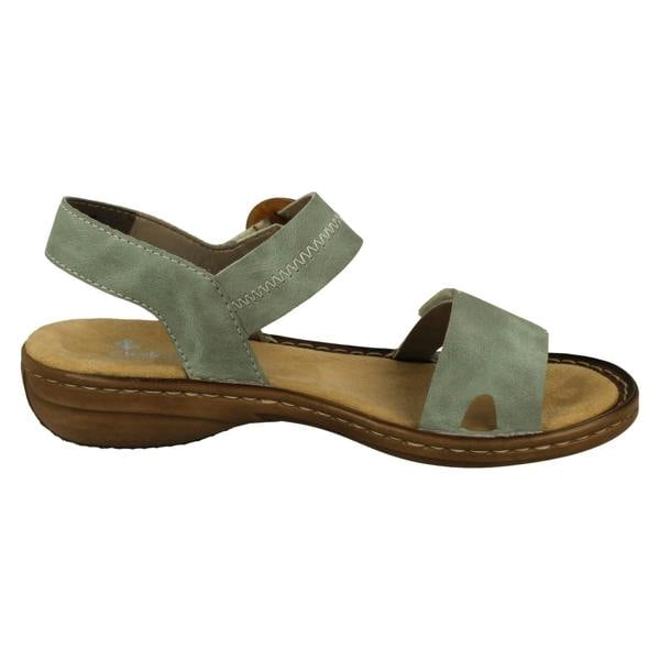 Rieker Ladies Rieker Buckle Detailed Sandals 608Z3