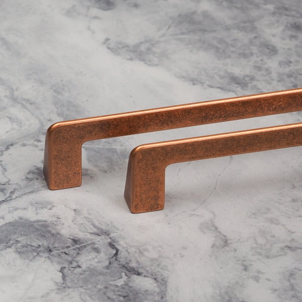 Handle & Home Antique Copper D Handles
