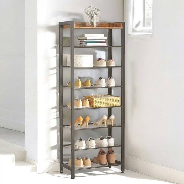 Rafaelo Mobilia 8 Tier Shoe Rack