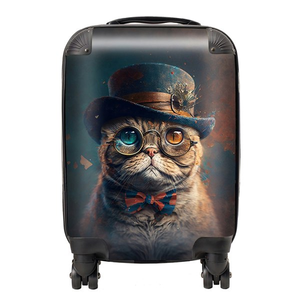 Warren Reed Scottish Fold Cat Splashart Suitcase