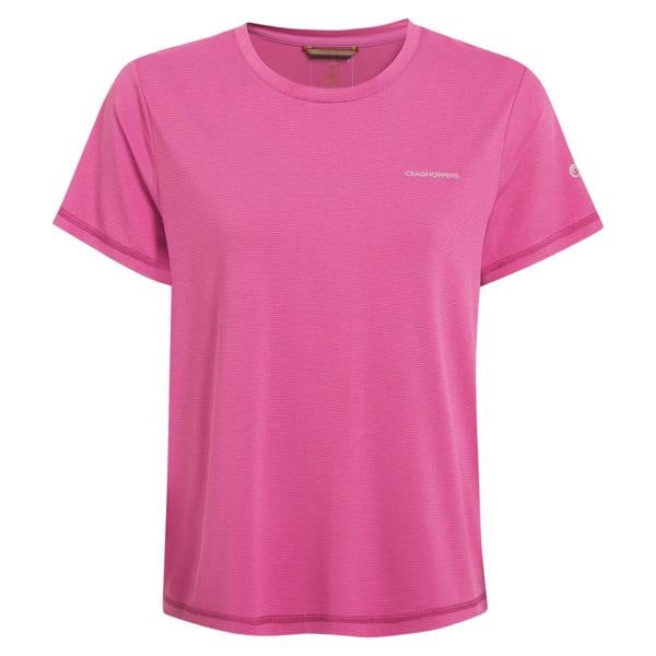 Craghoppers Womens/Ladies Ellie II Short-Sleeved T-Shirt - Damask Rose - 