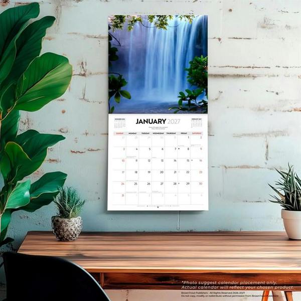 Majestic New Zealand Calendar 2027, Wall Calendars, Month To View, Travel, Gift