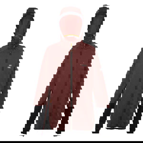 Regatta Mens Sarwood Marl Soft Shell Jacket - Black - 