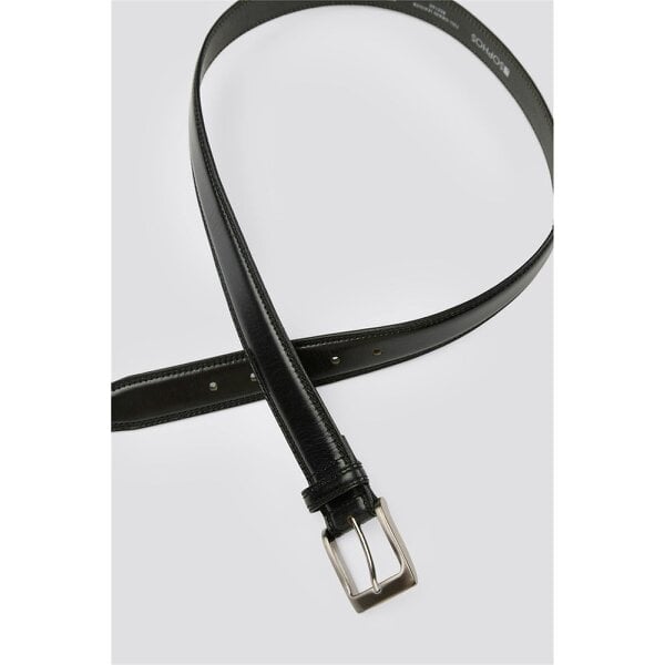 Limehaus Burghley Black Leather Belt