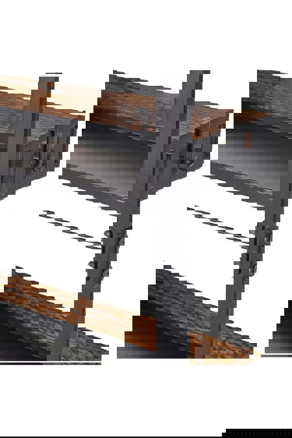 Living and Home 6-Tier Steel Wooden Detachable Kitchen Pantry Organizer Hanging Over Door No Drilling