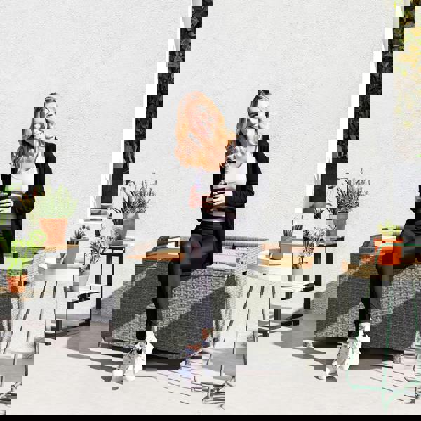 Rattan Storage Bench