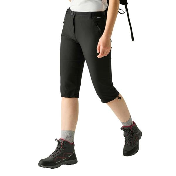 Regatta Womens/Ladies Xert Stretch Capri Trousers - Black - 