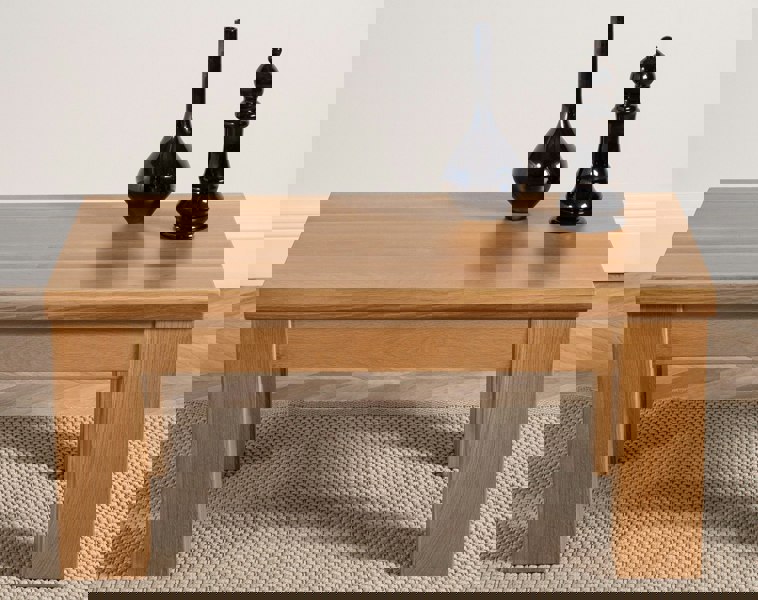 That's Furniture Dakota Chunky Oak Coffee Table for Living Room - 92cm
