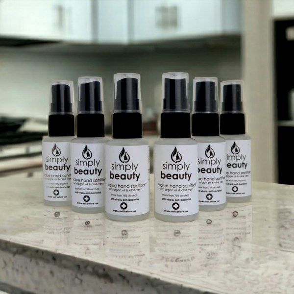 Simply Argan value hand sanitiser 30ml