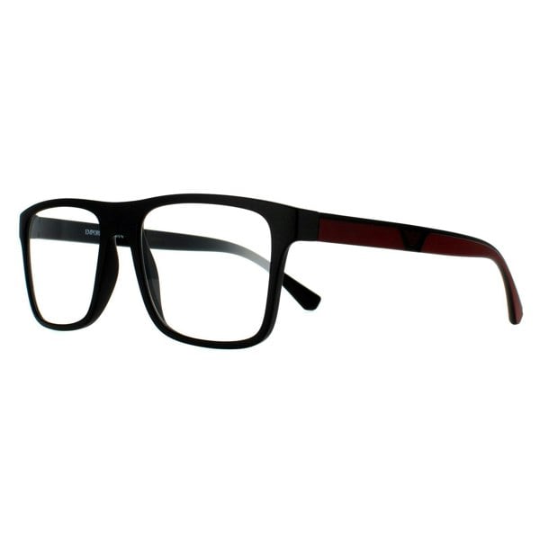 Emporio Armani Sunglasses EA4115 50421W Matte Black Clear with Sun Clip-ons