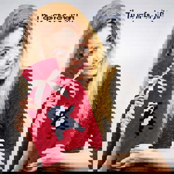 ChilliPak Hot Water Bottle with Sherpa Fleece Cover - 2 Litre - Panda