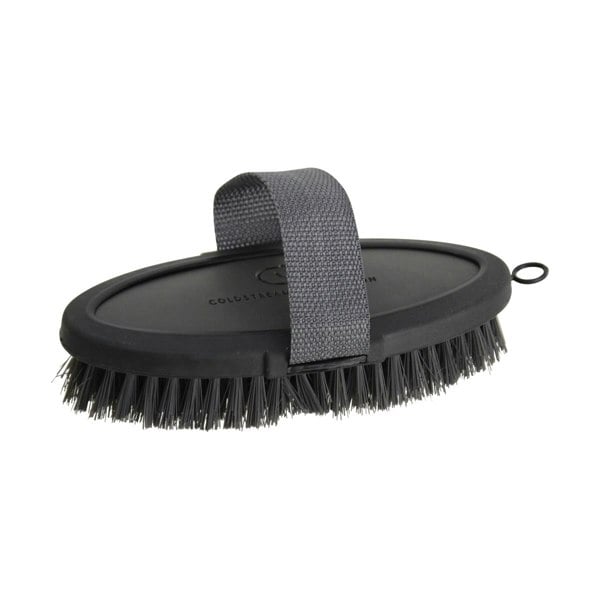 Coldstream Faux Leather Body Brush - Charcoal/Black