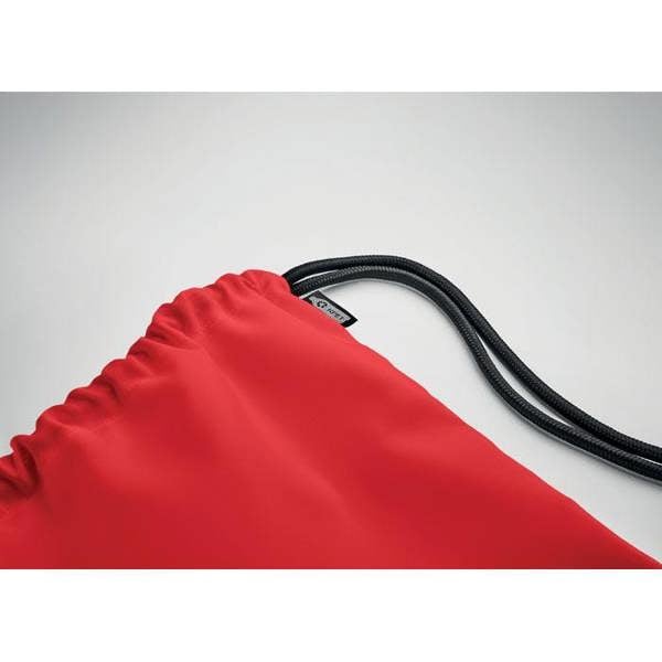 MidOcean Night Large RPET Drawstring Bag - Red - 