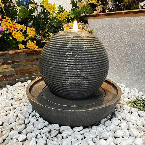 Tranquillity Water Features Radiant Sphere Modern Water Feature