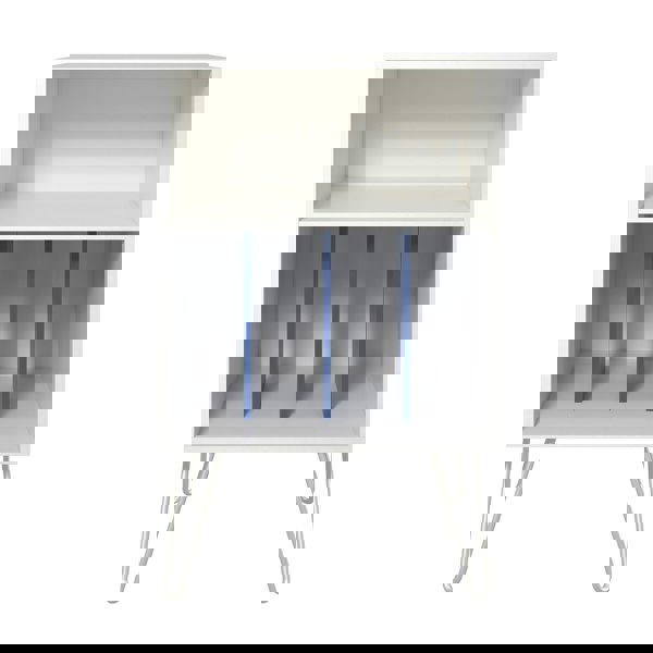 Dorel Home Condord Turntable Stand White / Blue