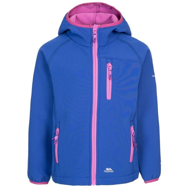 Trespass Childrens/Kids Kian Softshell Jacket - Dark Blue