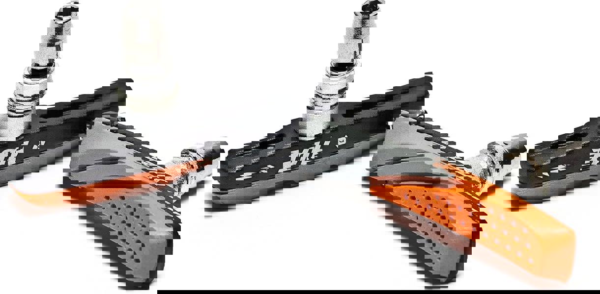 Awe Two Tone Contour Design 72mm Brake Pads Grey/Orange