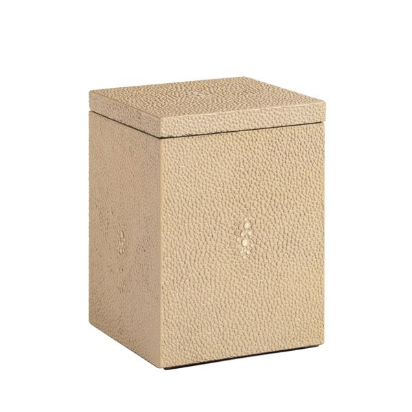 POSH TRADING COMPANY Chelsea Cotton Wool Box - Shagreen Natural