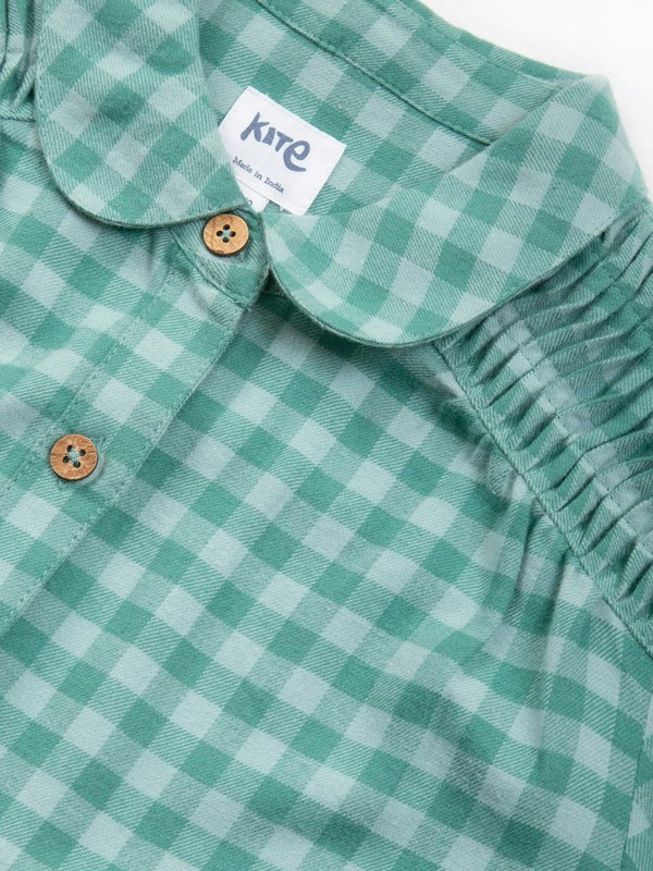 Kite Organic Marshwood Flannel Check Blouse