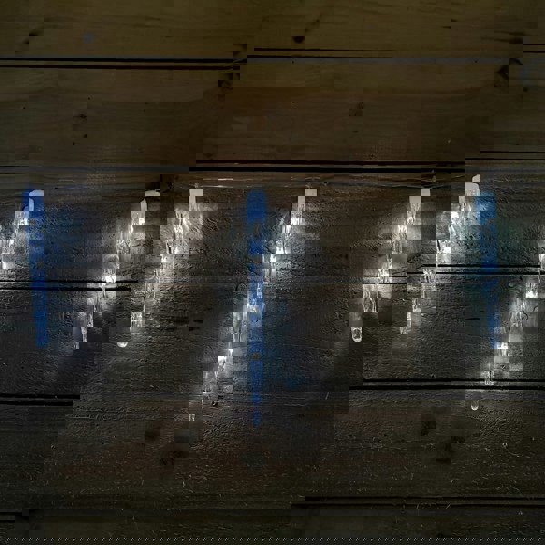 Samuel Alexander Festive 24 Remote Controlled Colour Changing LED Icicle Lights