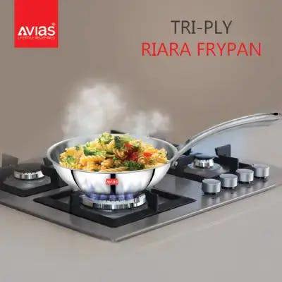 AVIAS TRIPLY FRYPAN - 22cm (1.25L)
