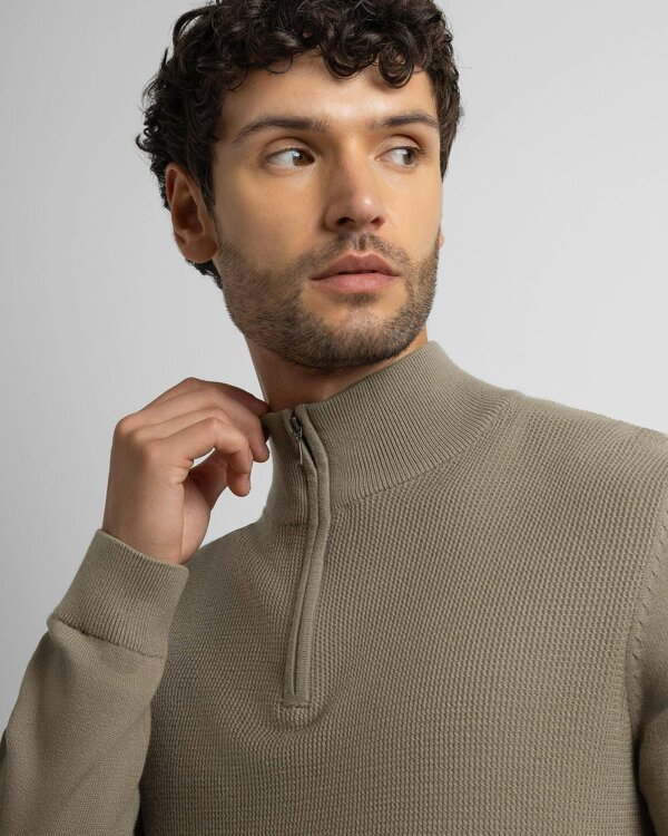 Steel & Jelly Knitted 1/4 Zip Jumper