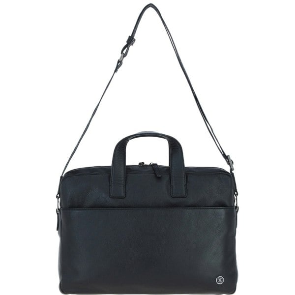 'Commandeer' Real Leather Laptop Bag: 64547