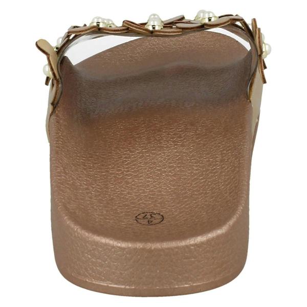 Spot On Ladies Spot On Flower Trim Sliders F00089