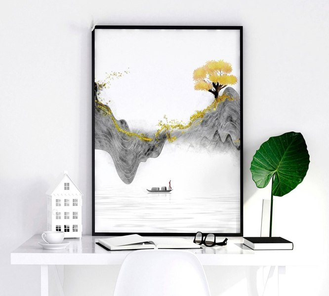 Japanese art prints | set of 3 framed wall art