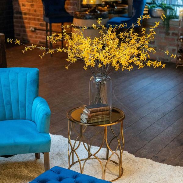 Wyld Haus Set of 3 Artificial Flowers Forsythia Stems