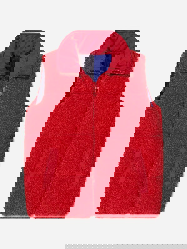 MARC JACOBS Boys Reversible Puffer Gilet in Blue