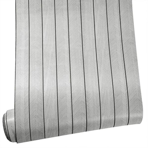 Havendro Self Adhesive Wood Grain Wallpaper Slat Panel Effect Wall Decor Sticker
