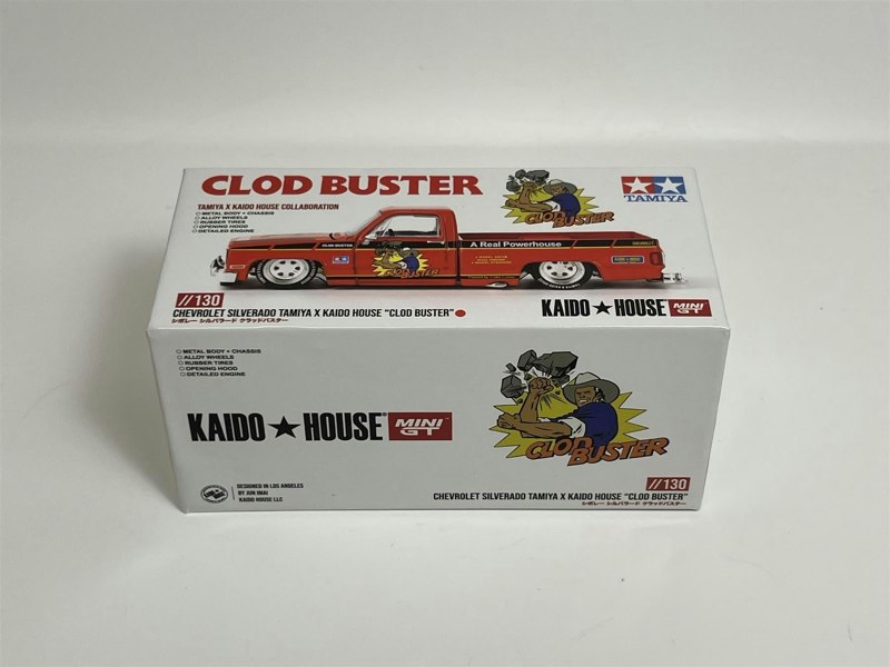 Mini GT Chevrolet Silverado Tamiya x Kaido House Clod Buster 1:64 Scale KHMG130