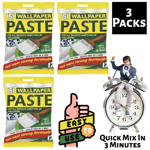151 3X Wallpaper Paste 10 Roll