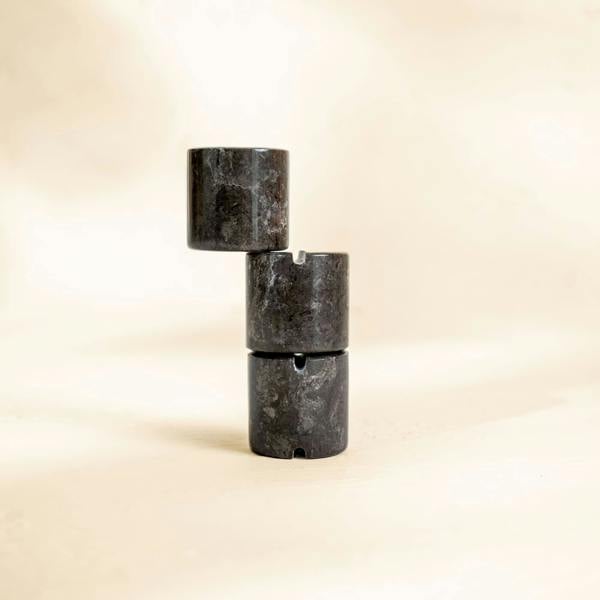 Zeolite marble cable pillar tower desk wire tidy genuine stone