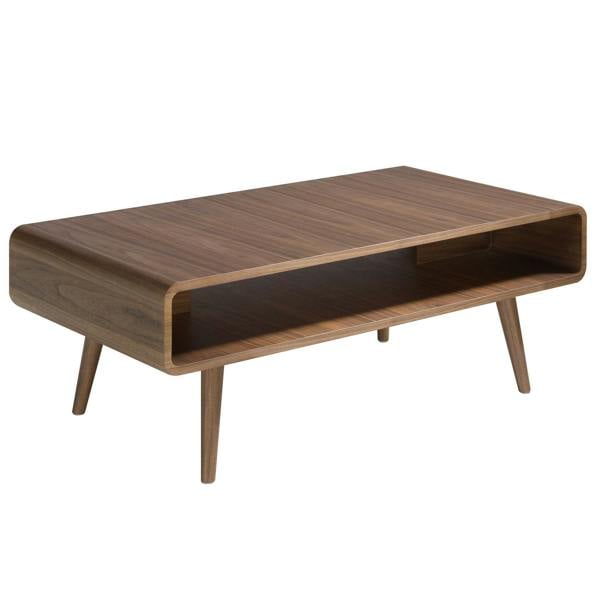 Angel Cerdá Rectangular Walnut Coffee Table 2021