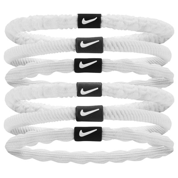 Nike 2024 Flex Hair Ties (Pack of 6) - White