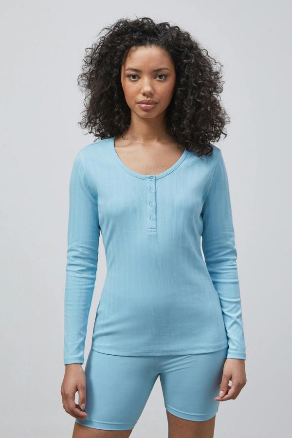 ENORSIA Ribbed Cycling Loungewear Set