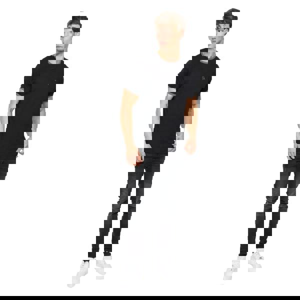 Crosshatch Mens Lamtopi T-Shirt - Black - 