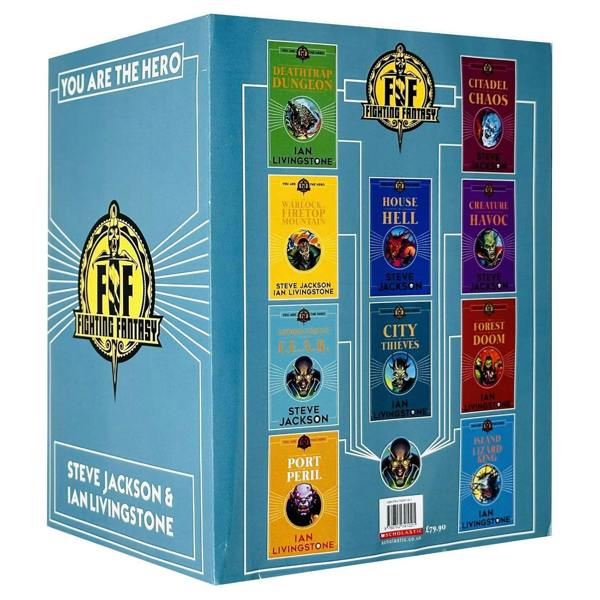 Fighting Fantasy You Are the Hero 10 Books Collection Set – Interactive Adventure Collection