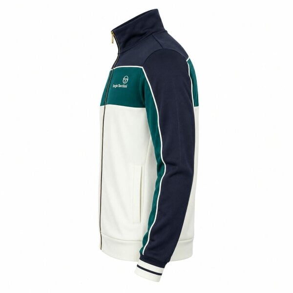 Sergio Tacchini Spiga Track Top Jacket Maritime Blue/Deep Teal/Gardenia